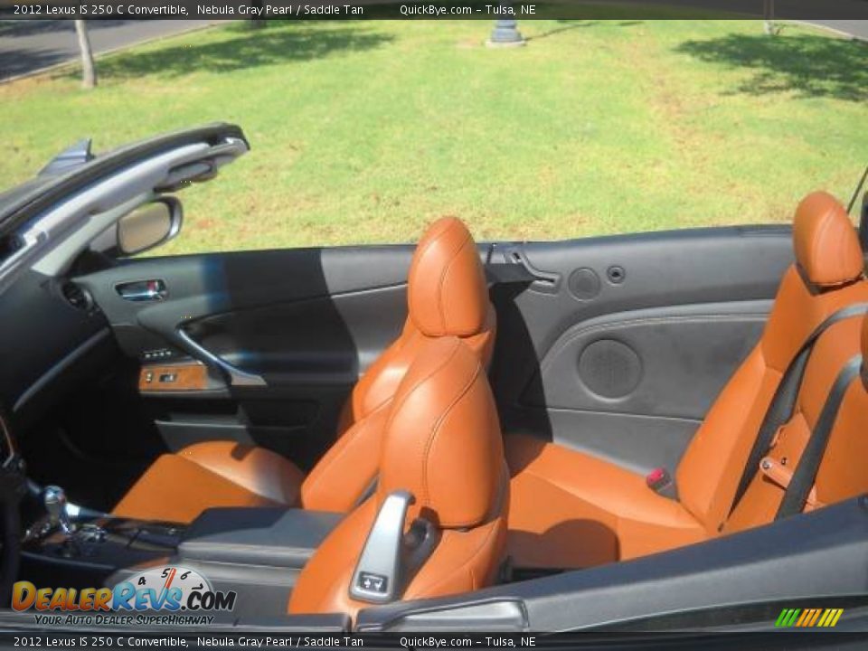 2012 Lexus IS 250 C Convertible Nebula Gray Pearl / Saddle Tan Photo #6