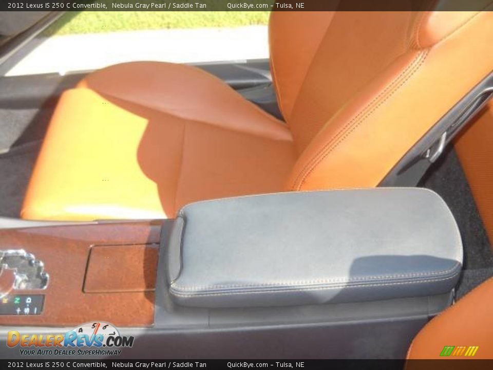 2012 Lexus IS 250 C Convertible Nebula Gray Pearl / Saddle Tan Photo #9