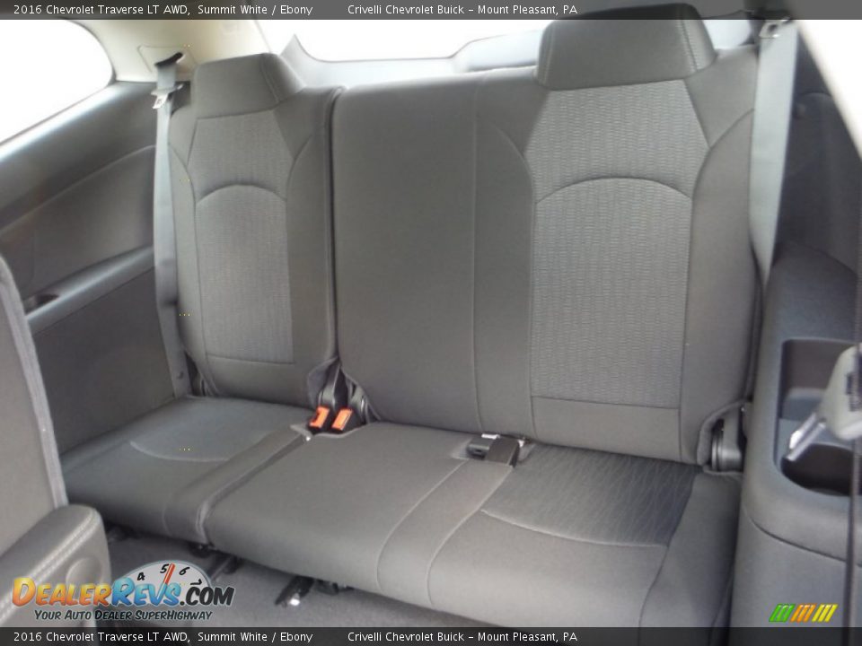 2016 Chevrolet Traverse LT AWD Summit White / Ebony Photo #22