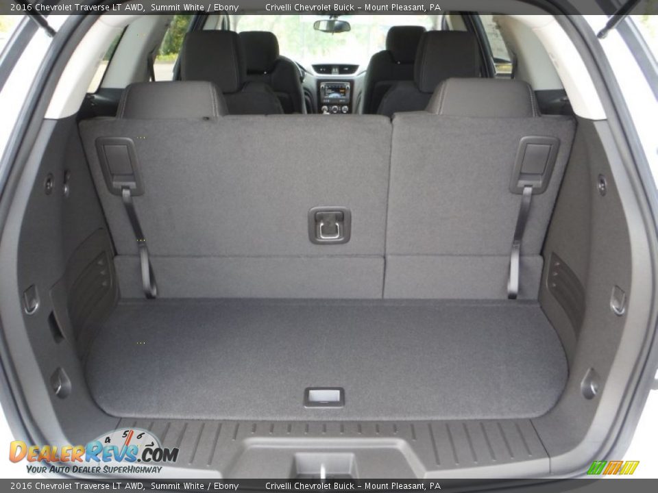 2016 Chevrolet Traverse LT AWD Summit White / Ebony Photo #23