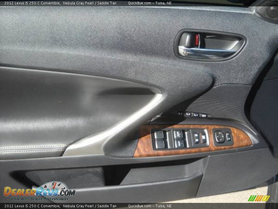 2012 Lexus IS 250 C Convertible Nebula Gray Pearl / Saddle Tan Photo #14
