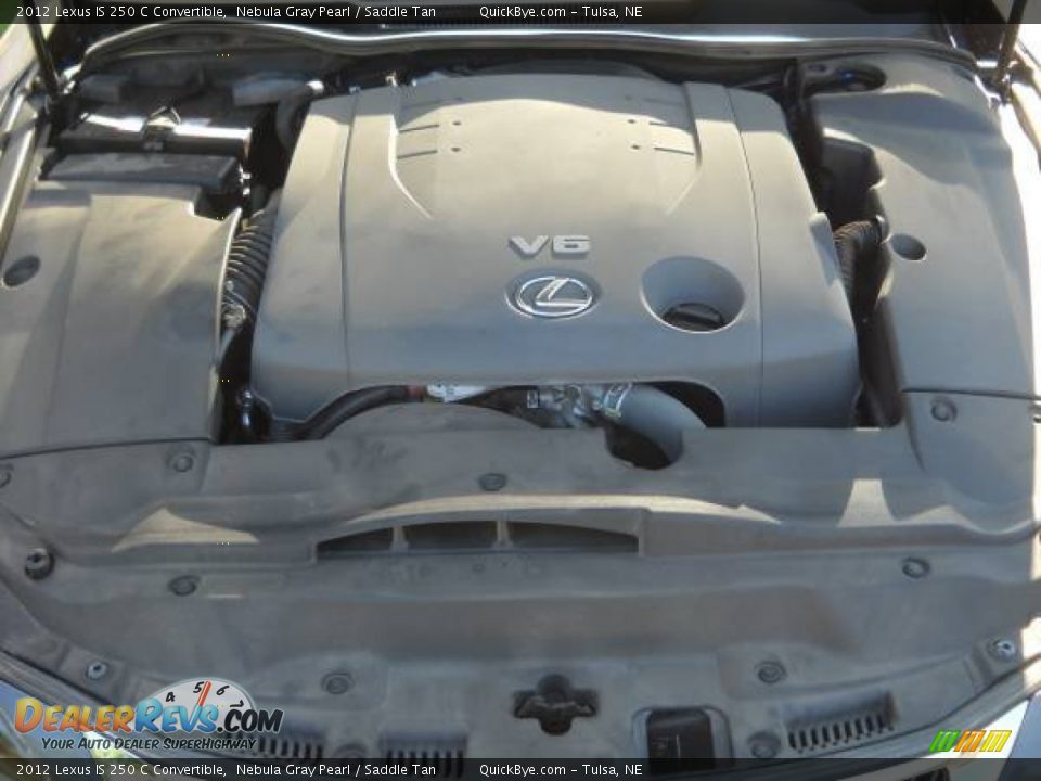 2012 Lexus IS 250 C Convertible Nebula Gray Pearl / Saddle Tan Photo #15
