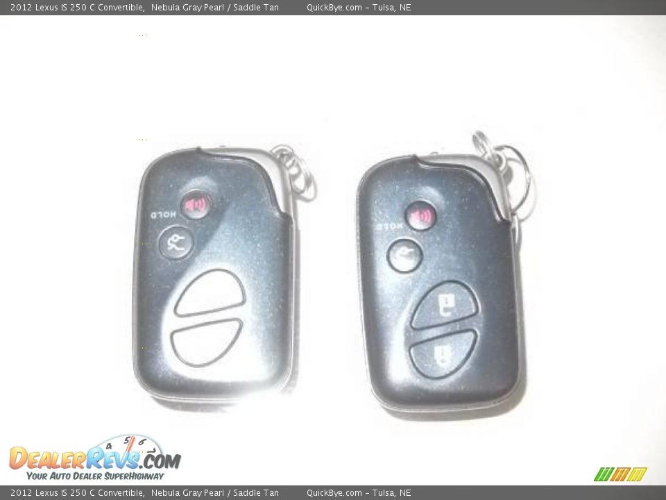 2012 Lexus IS 250 C Convertible Nebula Gray Pearl / Saddle Tan Photo #18