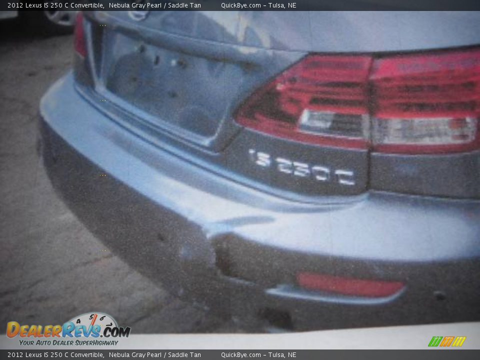 2012 Lexus IS 250 C Convertible Nebula Gray Pearl / Saddle Tan Photo #19