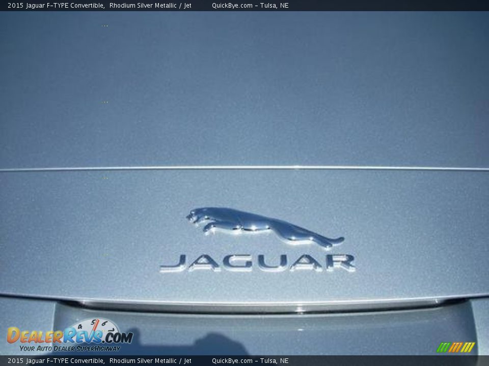 2015 Jaguar F-TYPE Convertible Rhodium Silver Metallic / Jet Photo #11