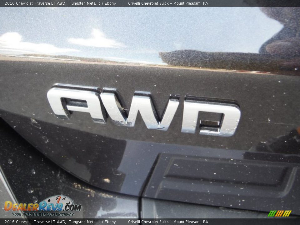 2016 Chevrolet Traverse LT AWD Tungsten Metallic / Ebony Photo #8