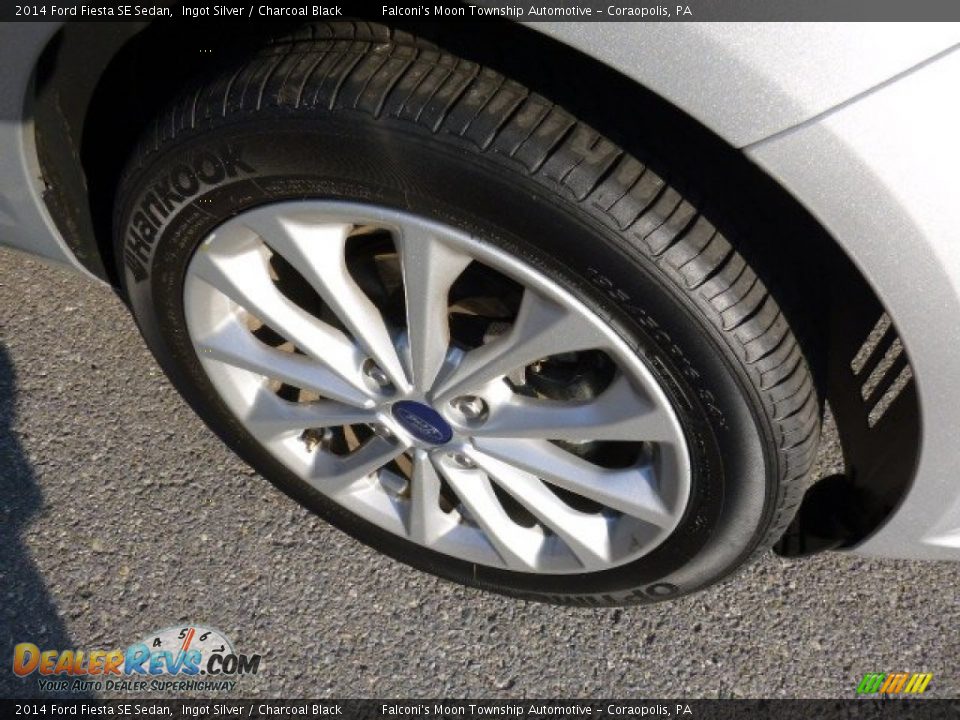 2014 Ford Fiesta SE Sedan Ingot Silver / Charcoal Black Photo #4