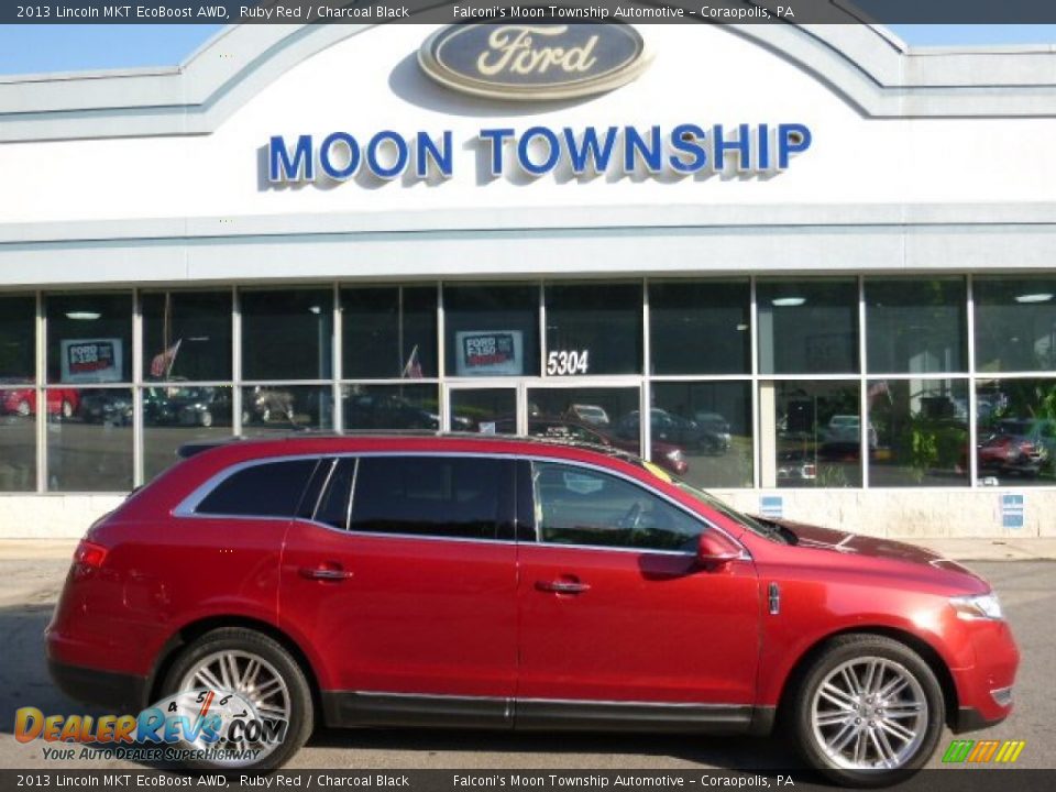 2013 Lincoln MKT EcoBoost AWD Ruby Red / Charcoal Black Photo #1