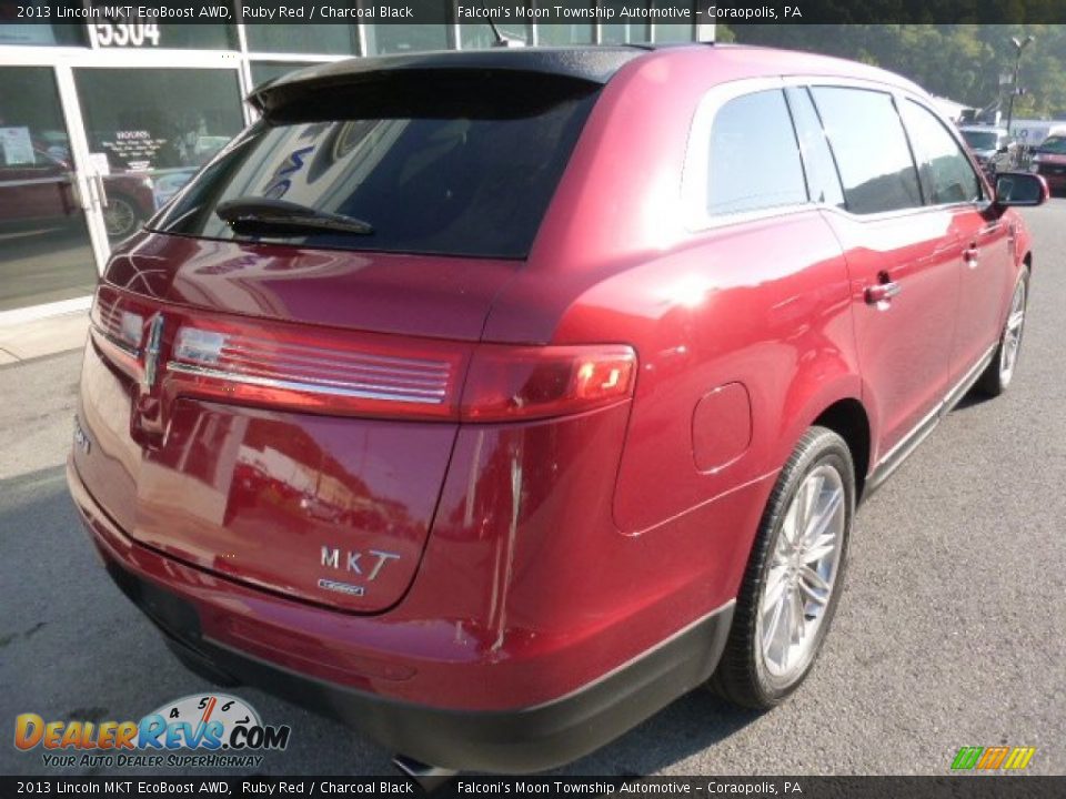 2013 Lincoln MKT EcoBoost AWD Ruby Red / Charcoal Black Photo #5