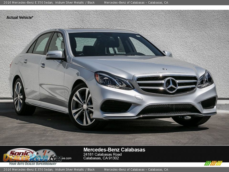 2016 Mercedes-Benz E 350 Sedan Iridium Silver Metallic / Black Photo #1