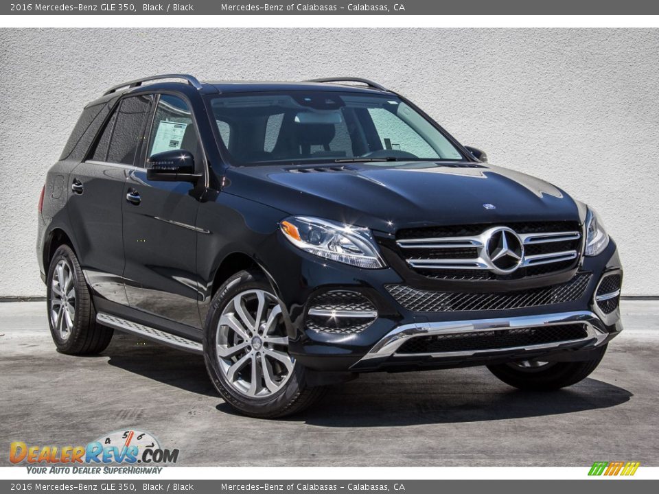 2016 Mercedes-Benz GLE 350 Black / Black Photo #11