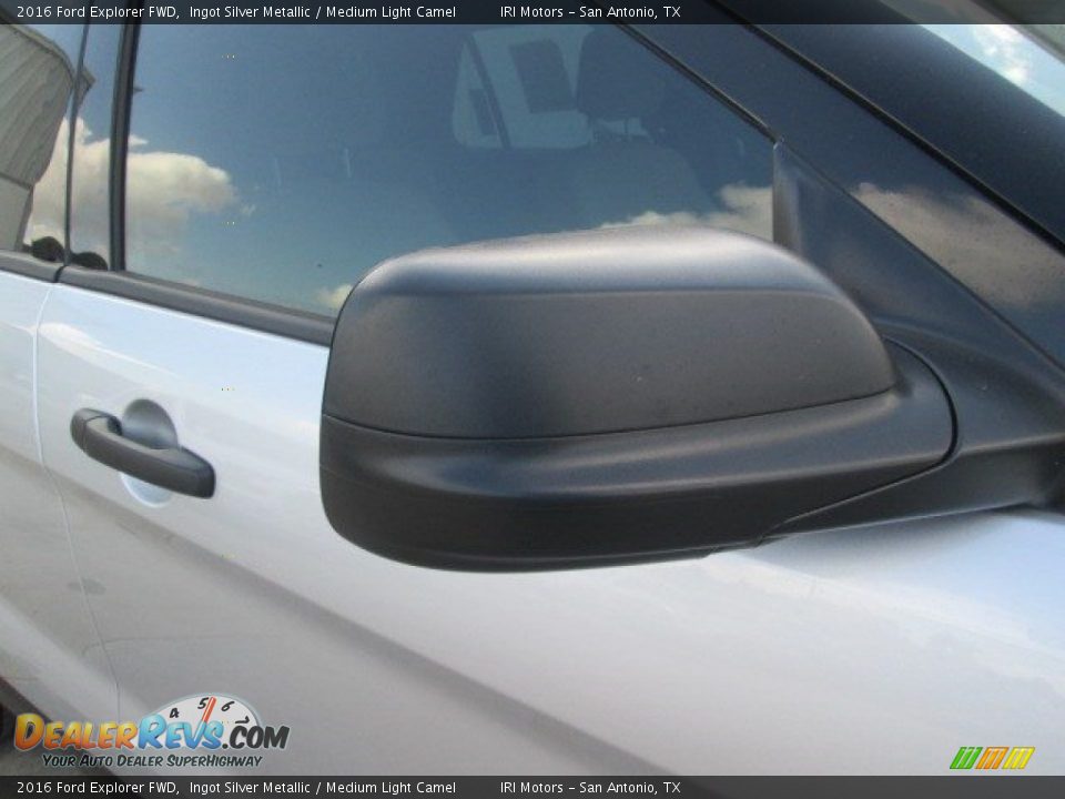 2016 Ford Explorer FWD Ingot Silver Metallic / Medium Light Camel Photo #7