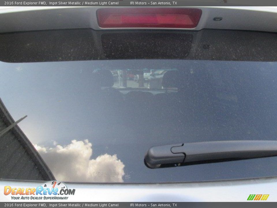 2016 Ford Explorer FWD Ingot Silver Metallic / Medium Light Camel Photo #19
