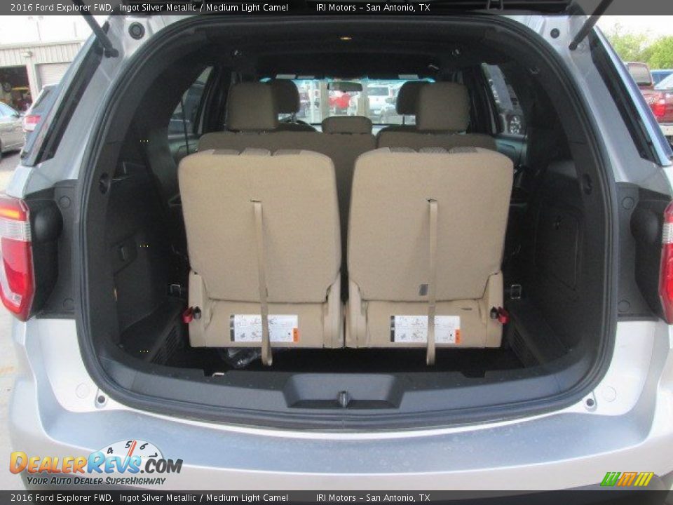 2016 Ford Explorer FWD Ingot Silver Metallic / Medium Light Camel Photo #20