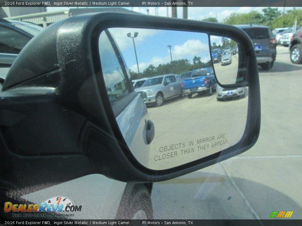 2016 Ford Explorer FWD Ingot Silver Metallic / Medium Light Camel Photo #31