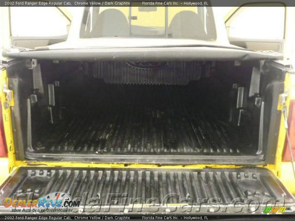2002 Ford Ranger Edge Regular Cab Chrome Yellow / Dark Graphite Photo #10
