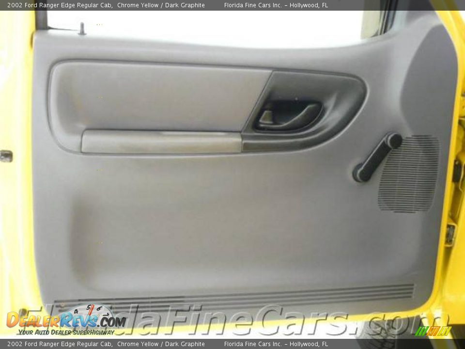 2002 Ford Ranger Edge Regular Cab Chrome Yellow / Dark Graphite Photo #11