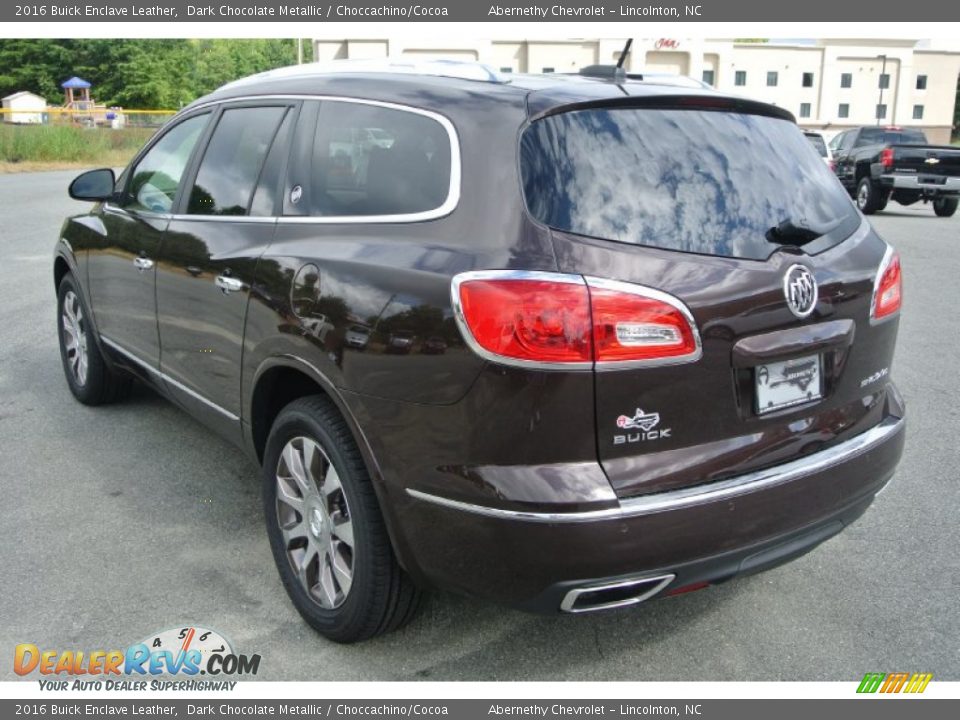 2016 Buick Enclave Leather Dark Chocolate Metallic / Choccachino/Cocoa Photo #4