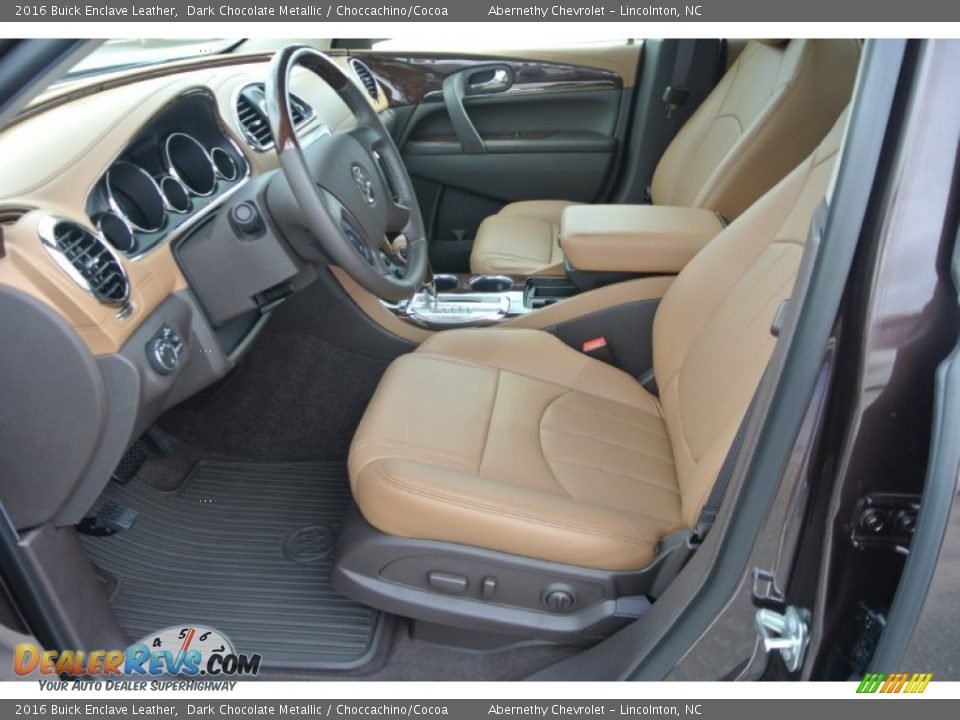 Front Seat of 2016 Buick Enclave Leather Photo #7