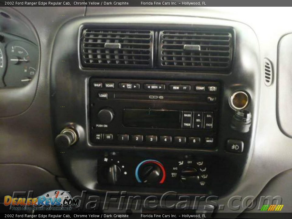 2002 Ford Ranger Edge Regular Cab Chrome Yellow / Dark Graphite Photo #15