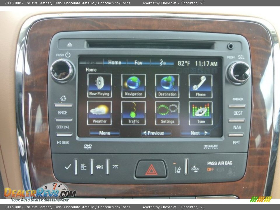 Controls of 2016 Buick Enclave Leather Photo #14