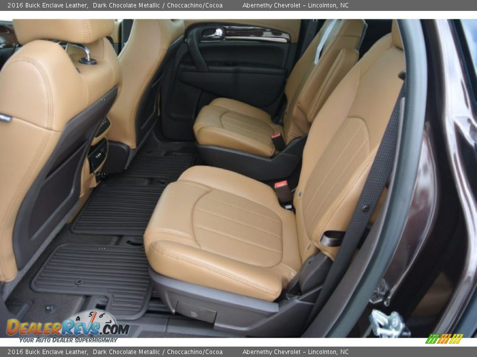 Rear Seat of 2016 Buick Enclave Leather Photo #18