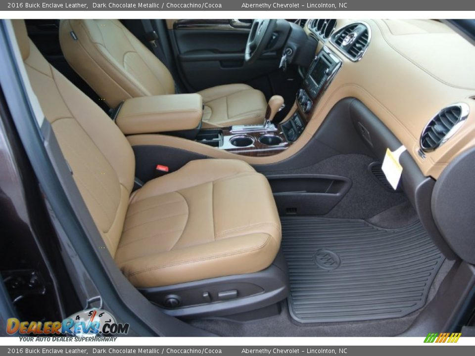 2016 Buick Enclave Leather Dark Chocolate Metallic / Choccachino/Cocoa Photo #24