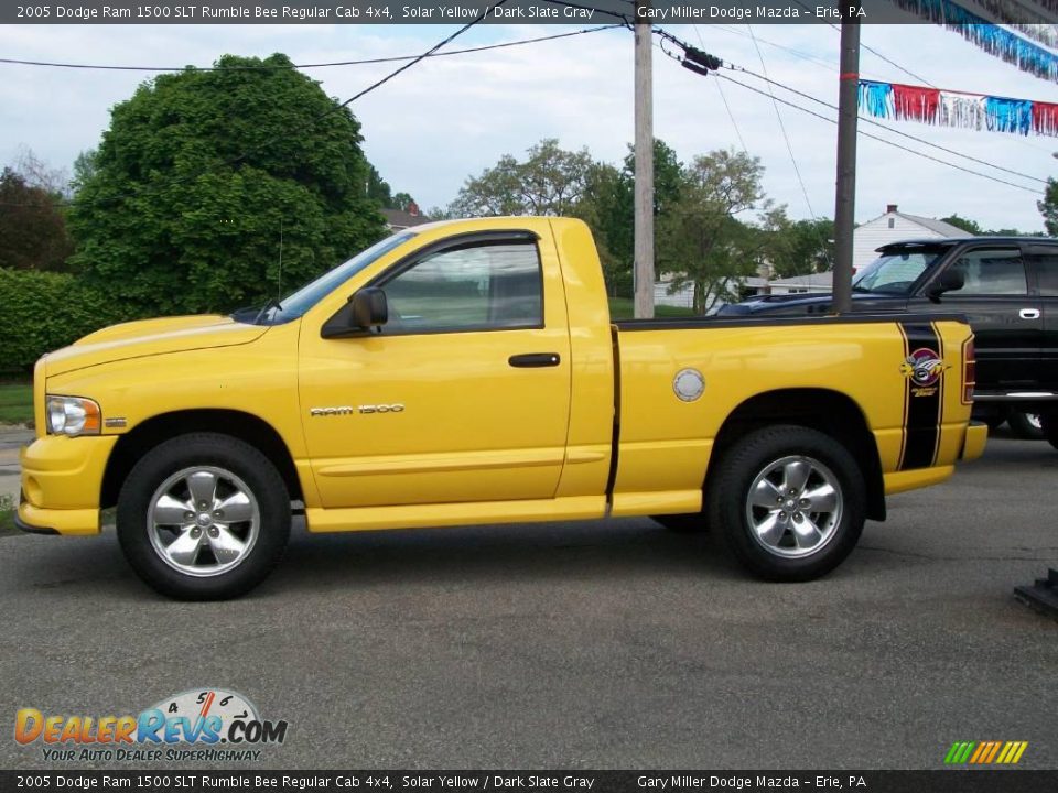 2005 Dodge Ram 1500 SLT Rumble Bee Regular Cab 4x4 Solar Yellow / Dark Slate Gray Photo #2