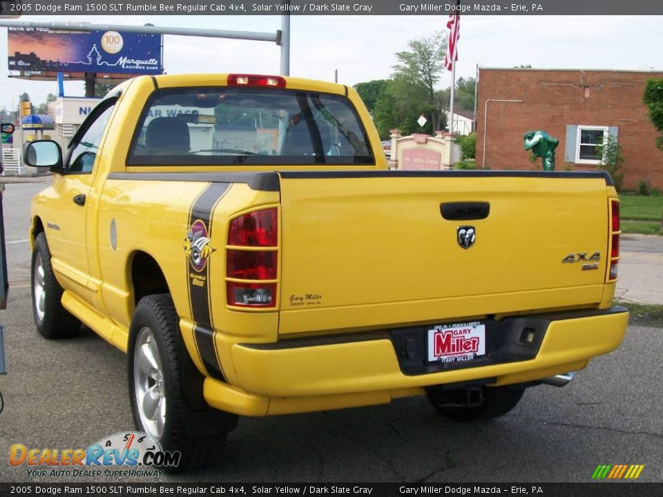 2005 Dodge Ram 1500 SLT Rumble Bee Regular Cab 4x4 Solar Yellow / Dark Slate Gray Photo #3