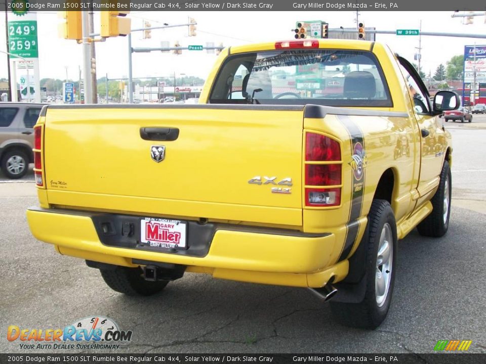 2005 Dodge Ram 1500 SLT Rumble Bee Regular Cab 4x4 Solar Yellow / Dark Slate Gray Photo #6
