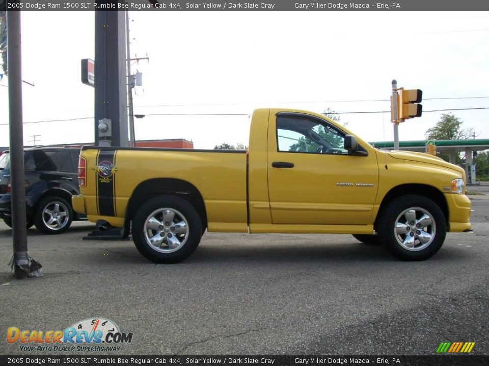 2005 Dodge Ram 1500 SLT Rumble Bee Regular Cab 4x4 Solar Yellow / Dark Slate Gray Photo #7