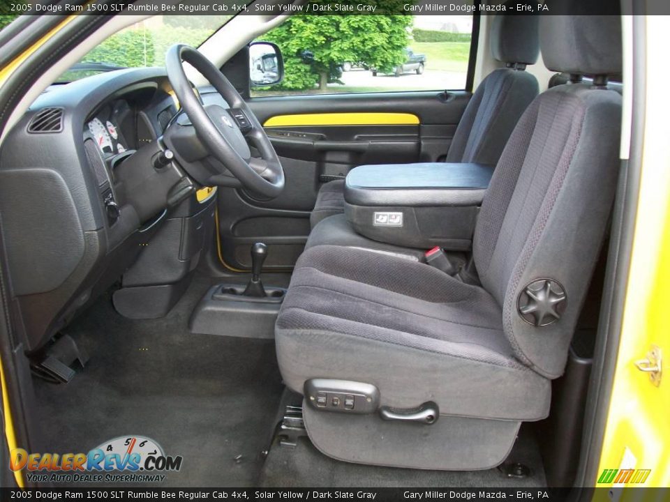 2005 Dodge Ram 1500 SLT Rumble Bee Regular Cab 4x4 Solar Yellow / Dark Slate Gray Photo #13