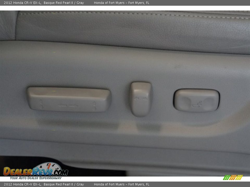 2012 Honda CR-V EX-L Basque Red Pearl II / Gray Photo #10