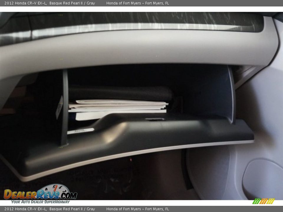 2012 Honda CR-V EX-L Basque Red Pearl II / Gray Photo #14