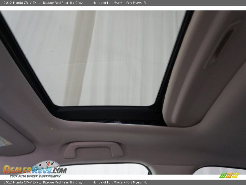 2012 Honda CR-V EX-L Basque Red Pearl II / Gray Photo #15