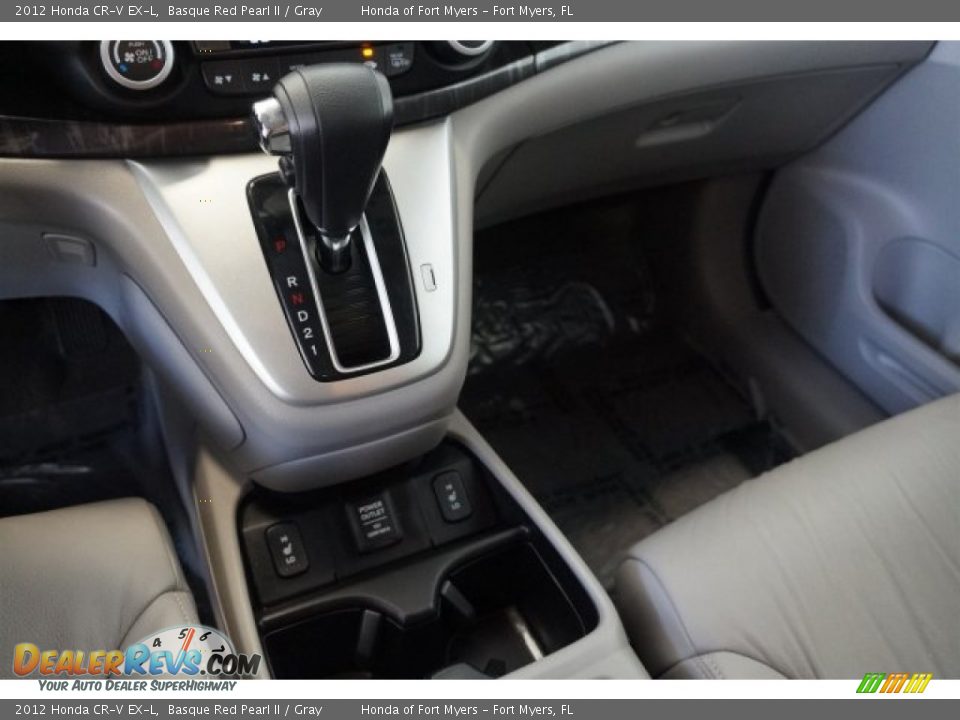 2012 Honda CR-V EX-L Basque Red Pearl II / Gray Photo #16