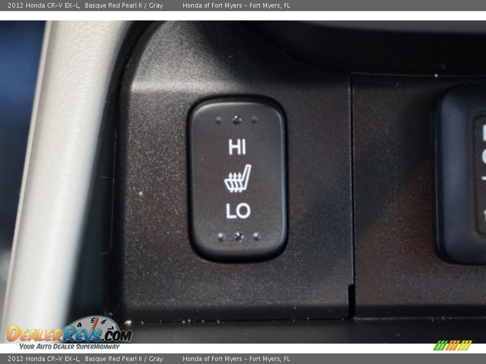 2012 Honda CR-V EX-L Basque Red Pearl II / Gray Photo #17