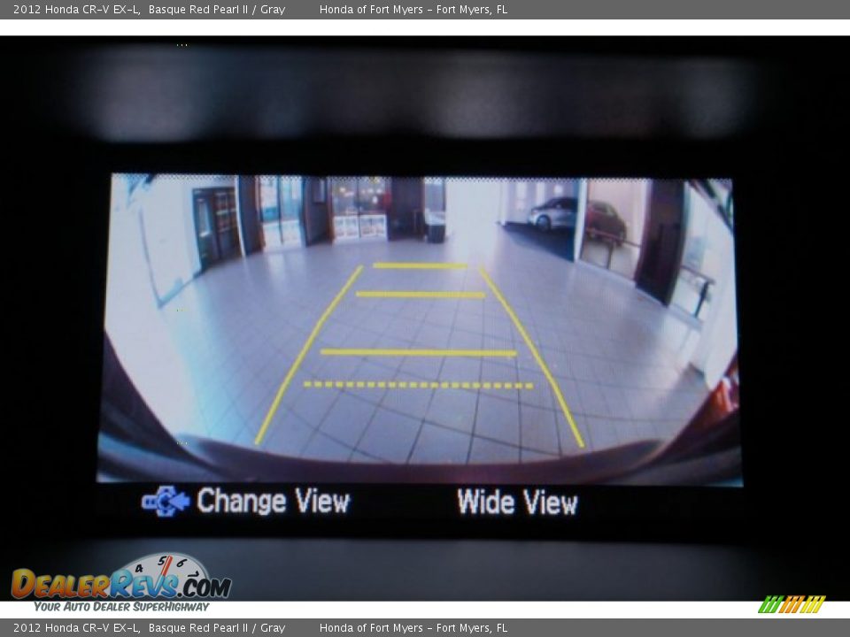 2012 Honda CR-V EX-L Basque Red Pearl II / Gray Photo #19