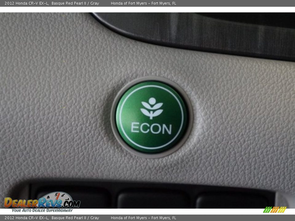 2012 Honda CR-V EX-L Basque Red Pearl II / Gray Photo #22