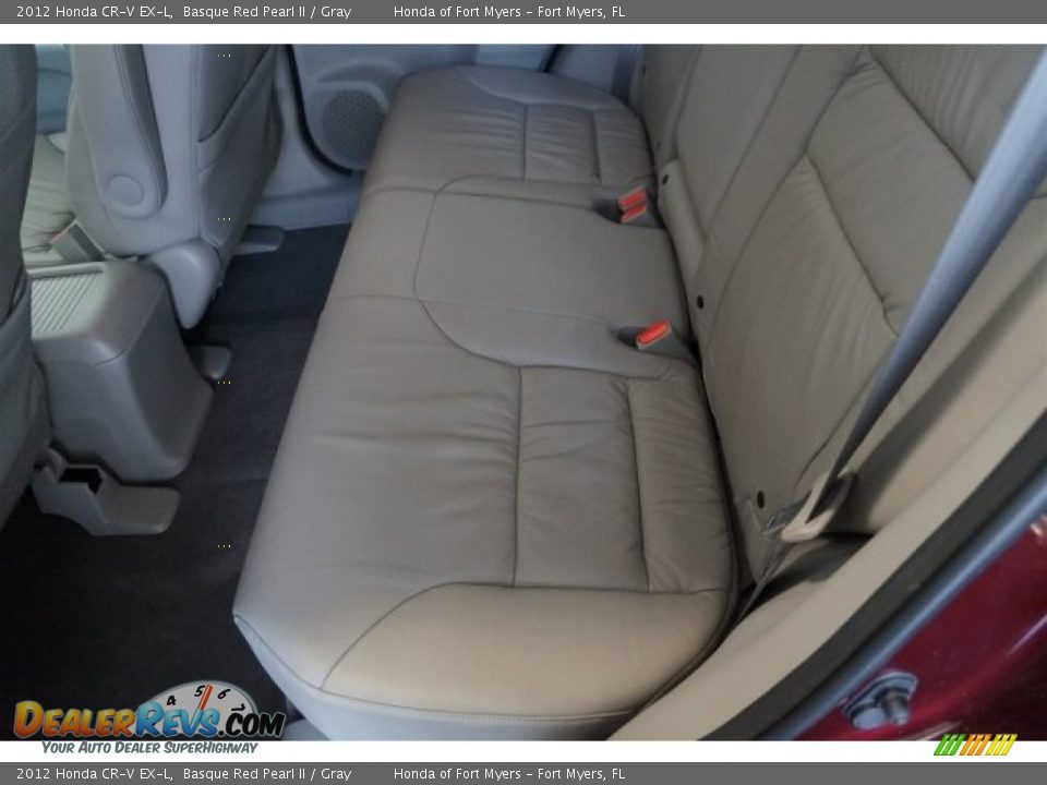 2012 Honda CR-V EX-L Basque Red Pearl II / Gray Photo #25