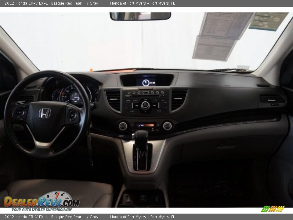 2012 Honda CR-V EX-L Basque Red Pearl II / Gray Photo #26