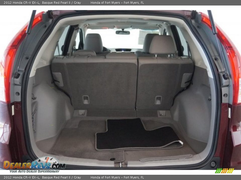 2012 Honda CR-V EX-L Basque Red Pearl II / Gray Photo #28