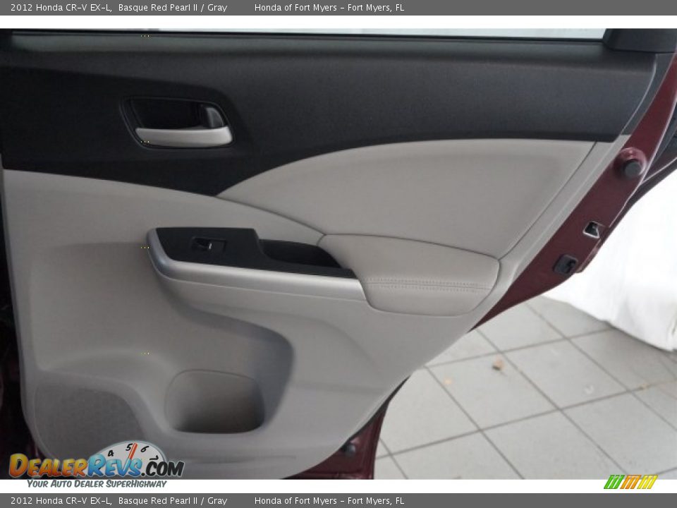 2012 Honda CR-V EX-L Basque Red Pearl II / Gray Photo #29