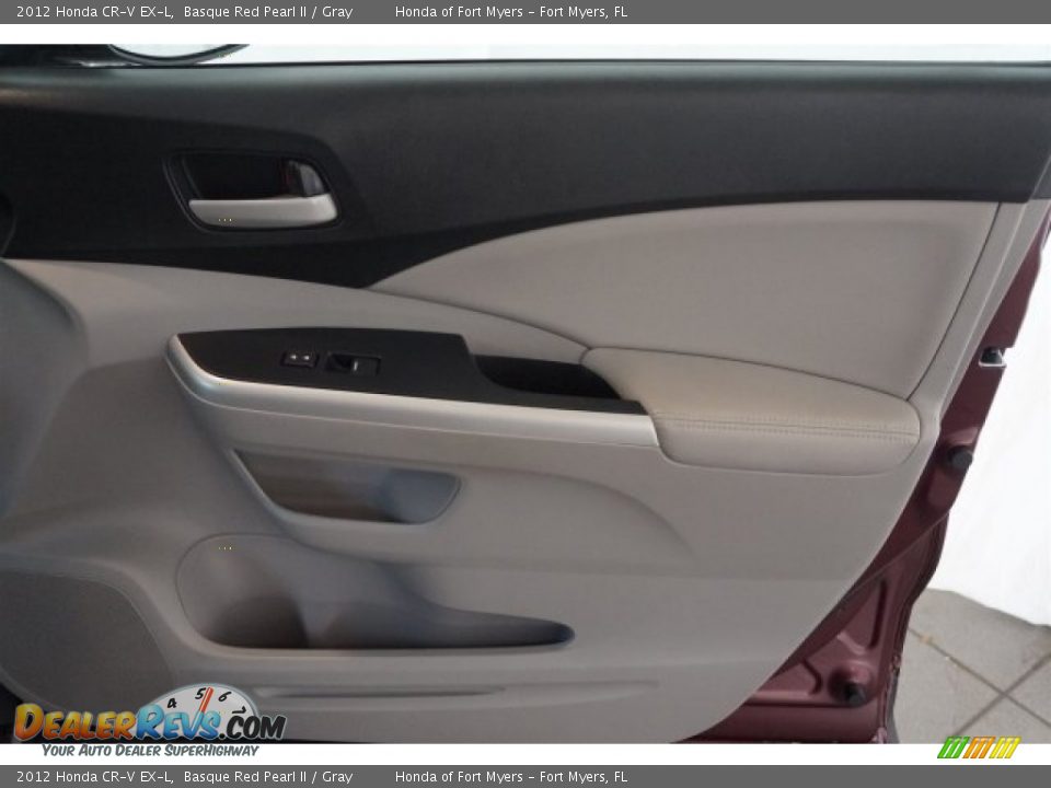2012 Honda CR-V EX-L Basque Red Pearl II / Gray Photo #31