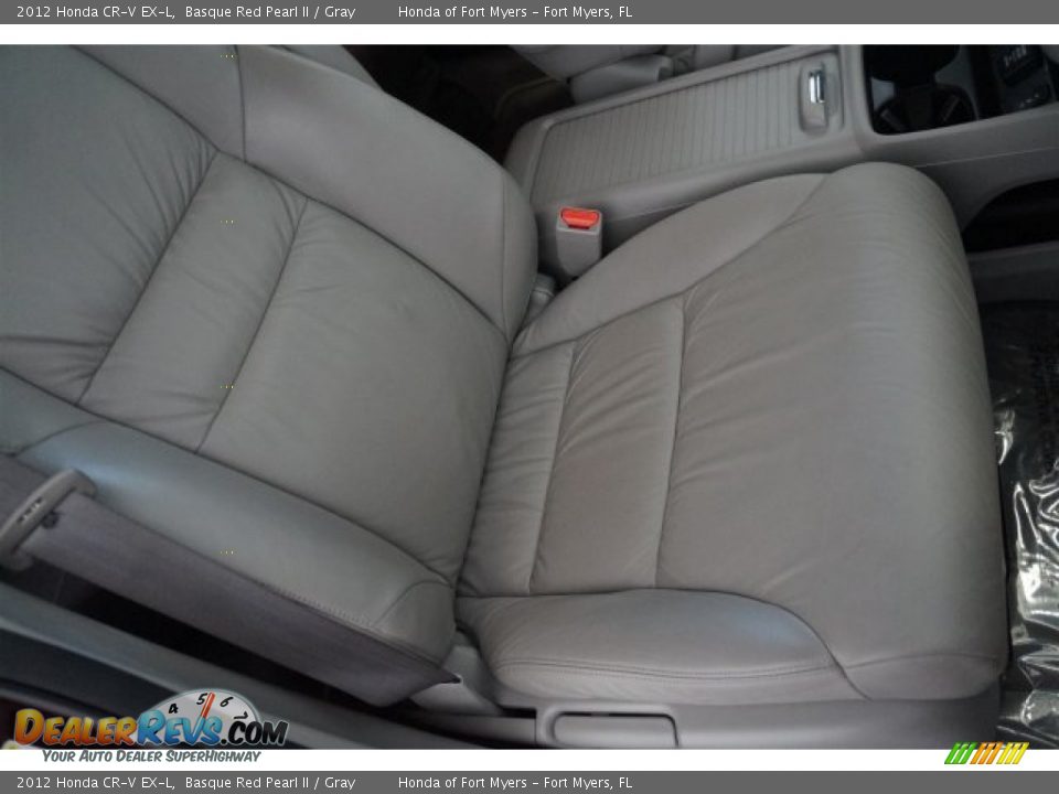 2012 Honda CR-V EX-L Basque Red Pearl II / Gray Photo #32