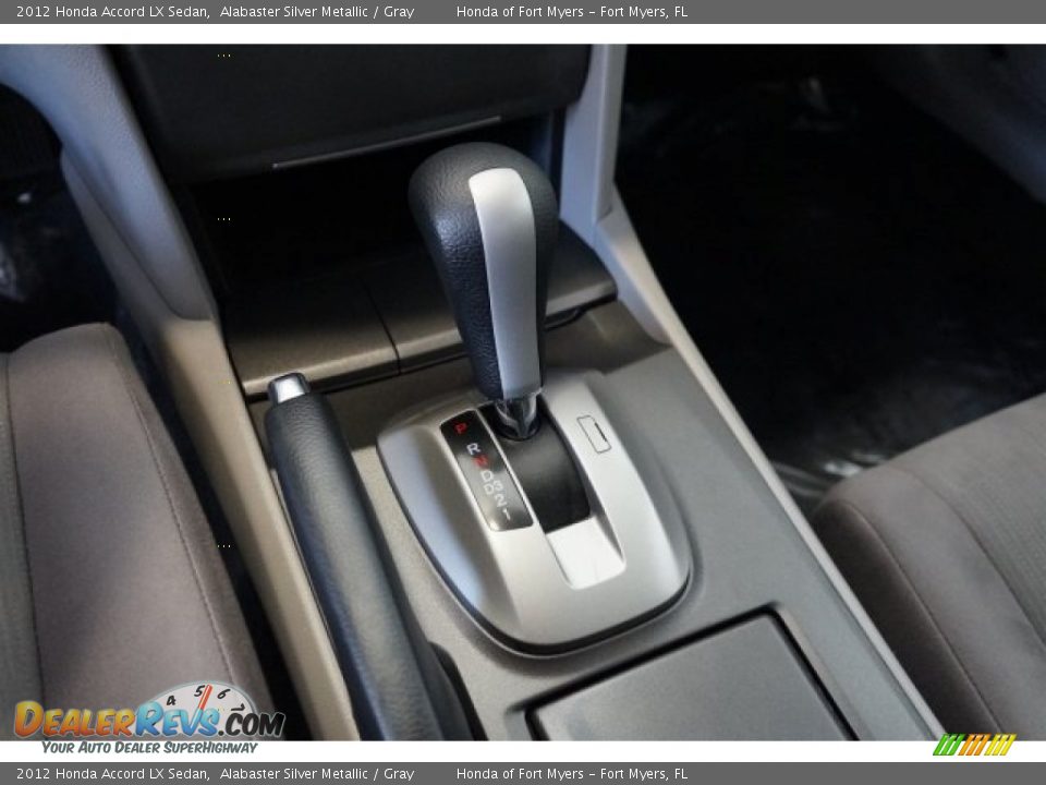 2012 Honda Accord LX Sedan Alabaster Silver Metallic / Gray Photo #14