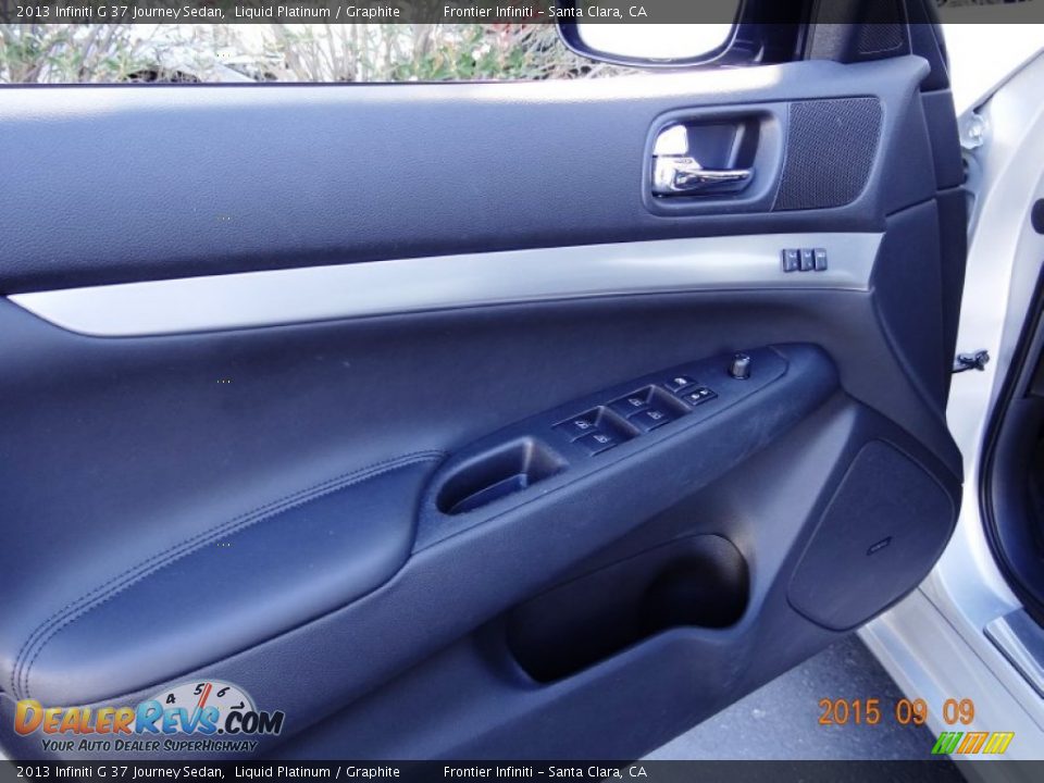 2013 Infiniti G 37 Journey Sedan Liquid Platinum / Graphite Photo #18