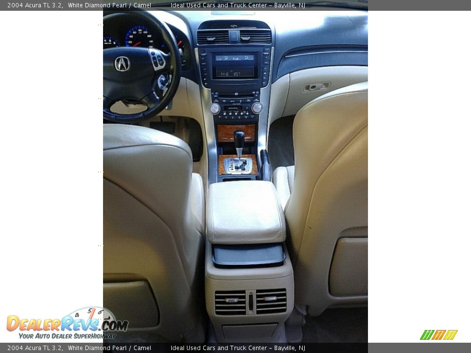 2004 Acura TL 3.2 White Diamond Pearl / Camel Photo #15