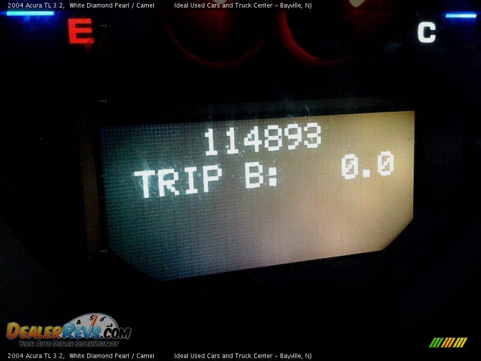 2004 Acura TL 3.2 White Diamond Pearl / Camel Photo #16
