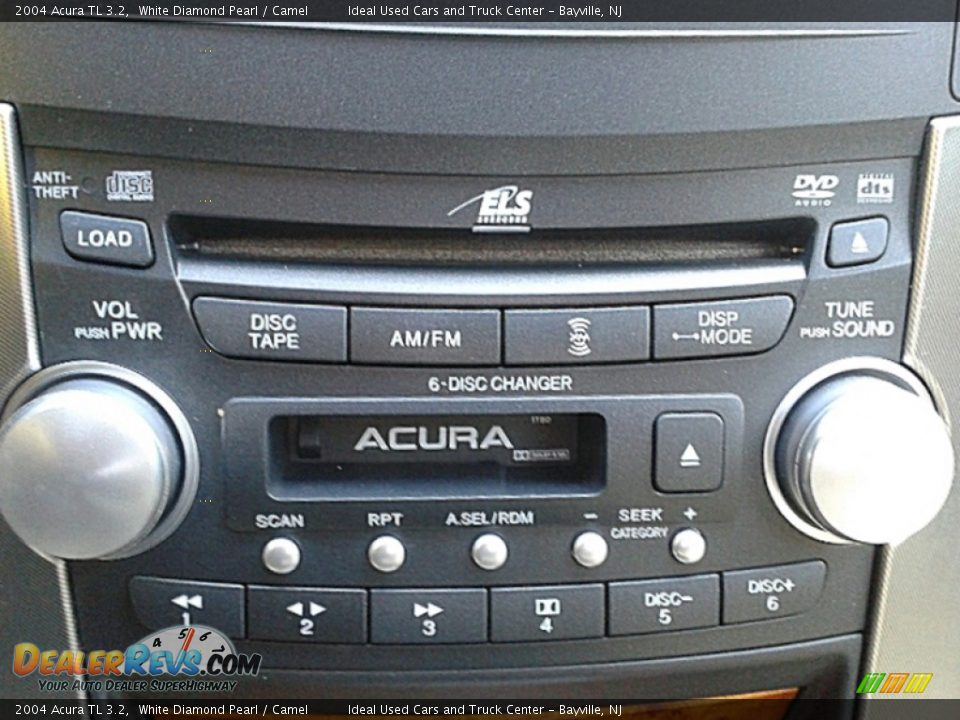 2004 Acura TL 3.2 White Diamond Pearl / Camel Photo #17
